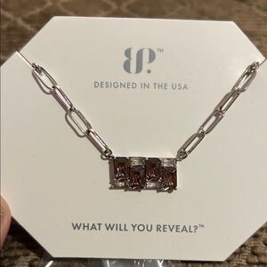 BP style RBP6693 sterling silver .925 Necklace with Purple Accents